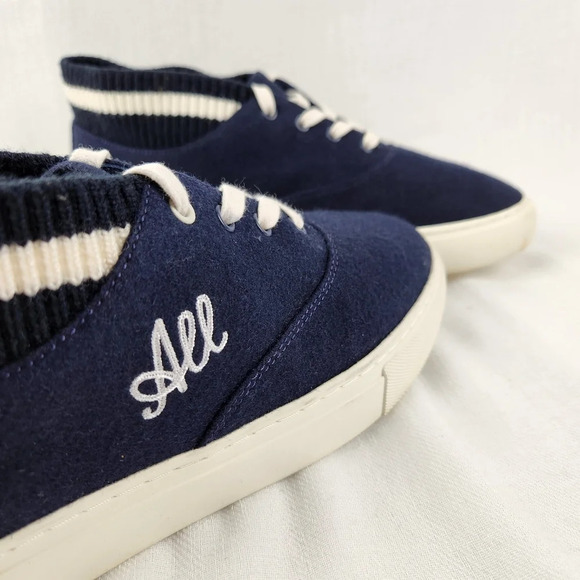 Tory Sport All Love Lace Up Navy Blue Sneakers - Picture 12 of 13